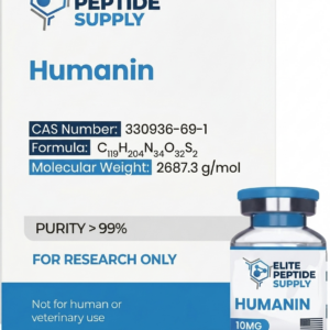 Humanin Peptide 5mg Vial - Mitochondrial DNA Derived - Elite Peptide Supply