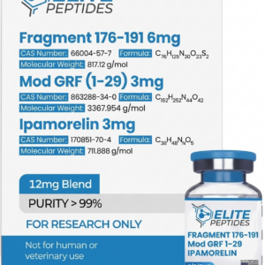 Fragment 176-191 & Mod GRF 1-29 & Ipamorelin Blend (12mg)