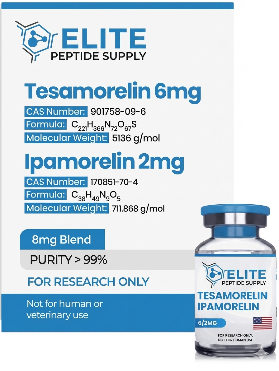 Tesamorelin & Ipamorelin Blend (8mg)